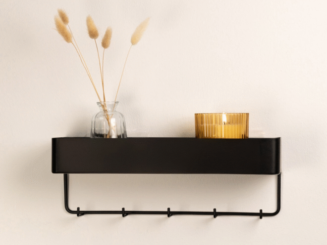 Metalinė sieninė lentyna Metalinė sieninė lentyna