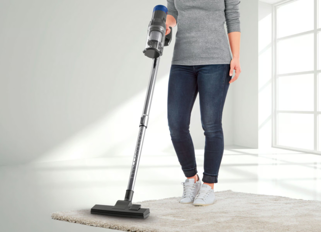 „CLEANmaxx“ belaidis rankinis ir grindų dulkių siurblys