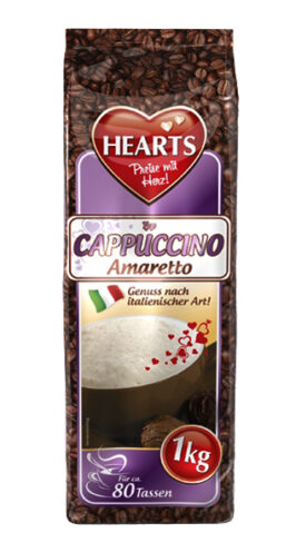 Kapučino gėrimas „Hearts“