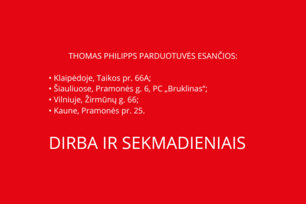 Jūsų patogumui ilginame darbo laikus!