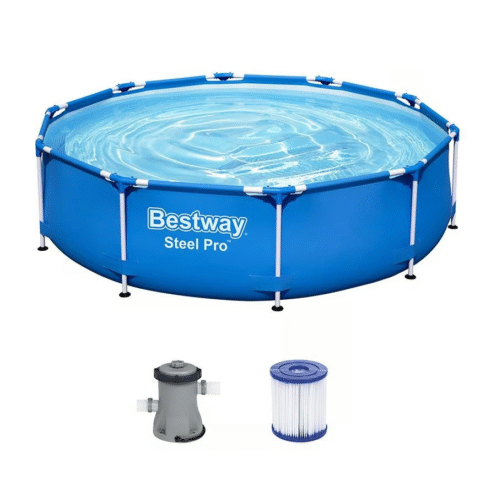 Baseinas su rėmu „Steel Pro“