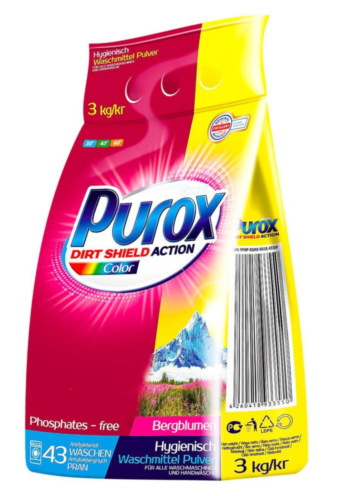 Skalbiamieji milteliai „Purox“