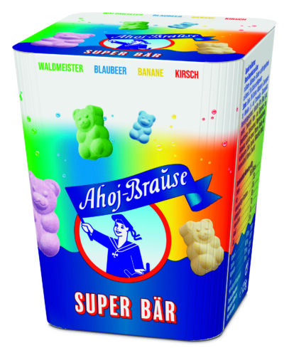 „Ahoj“ šnypščiantys saldainiai „Super Bär“