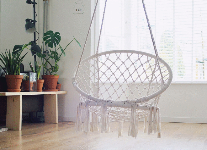 Pakabinamas krėslas „Boho“