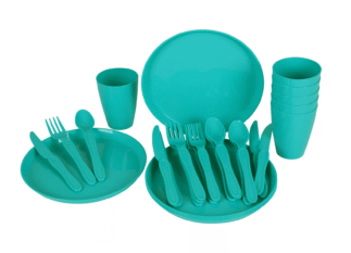 Plastikinis rinkinys iškylai