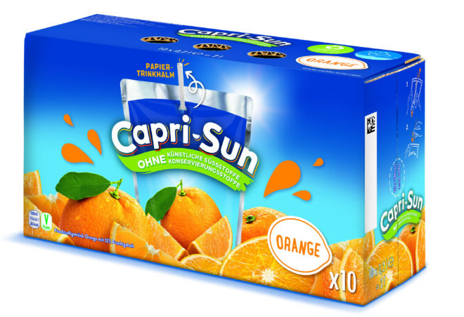 „Capri Sun“ vaisių sulčių gėrimas