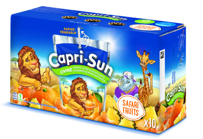 „Capri Sun“ vaisių sulčių gėrimas