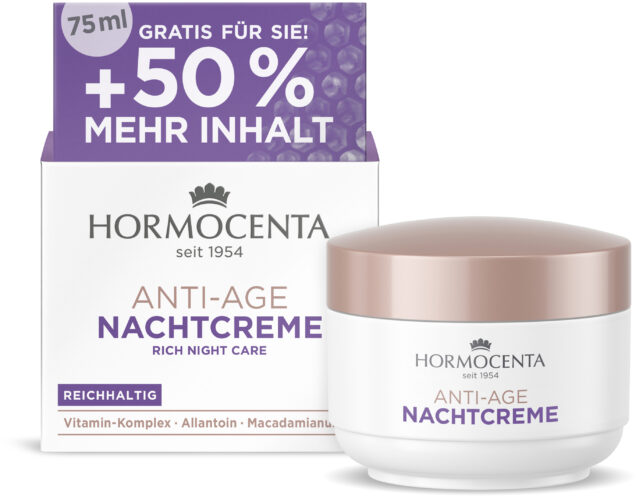 Senėjimą lėtinantis kremas „Hormocenta“