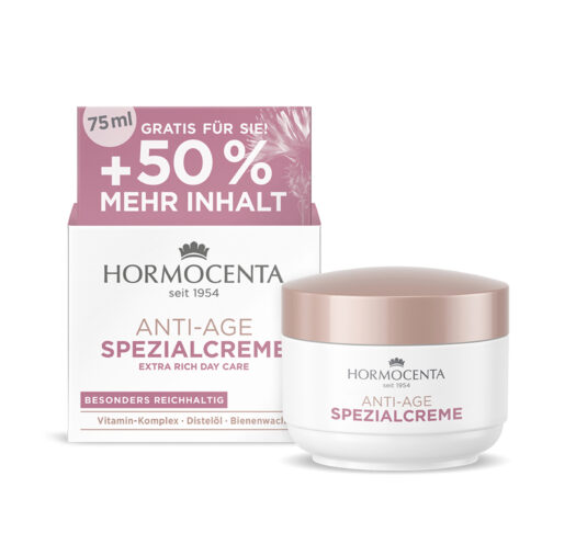 Senėjimą lėtinantis kremas „Hormocenta“
