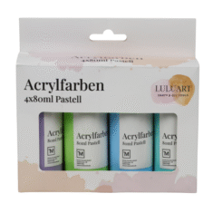 Akrilinių dažų komplektas „Pastell“