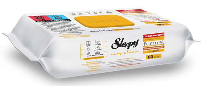Drėgnos servetėlės „Sleepy Easy Clean“