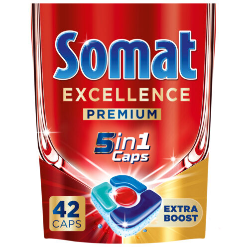 „Somat“ „Excellence 5 in 1 Caps“ indaplovių tabletės