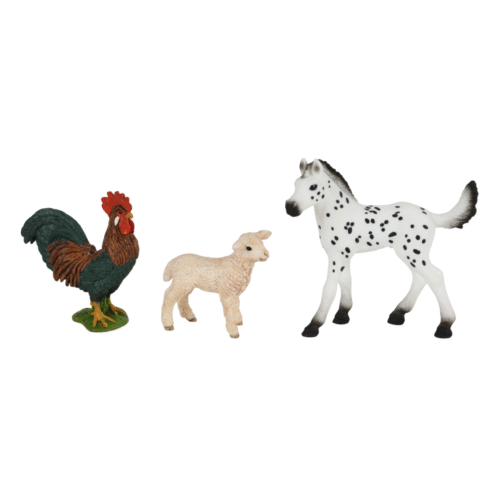 Staigmenų maišelis su 3 ūkio gyvūnais