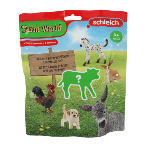 Staigmenų maišelis su 3 ūkio gyvūnais