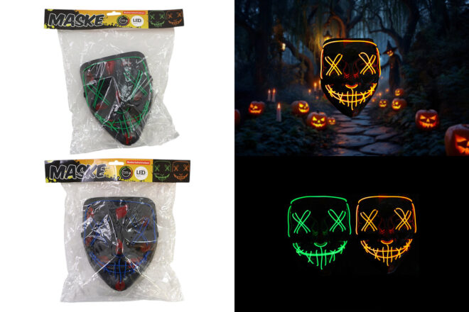 LED kaukė „XX Men“
