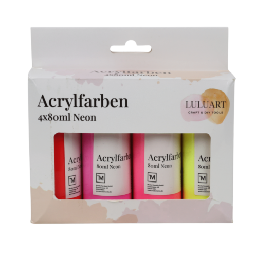 Akrilinių dažų komplektas „Pastell“