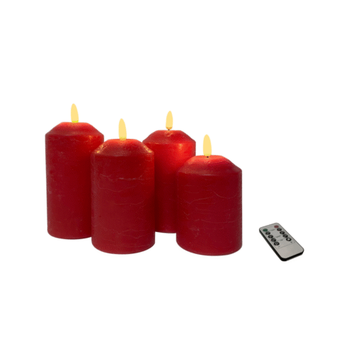 LED tikro vaško žvakės LED tikro vaško žvakės