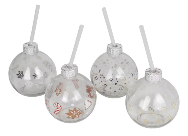 Stiklinė „Eglutės burbulas“ Stiklinė „Eglutės burbulas“