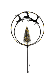 Metalinė LED lempučių įsmeigiama sodo dekoracija