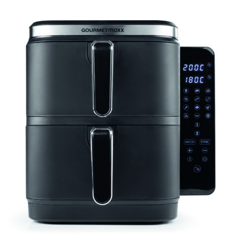 „GOURMETmaxx“ dviejų krepšelių karšto oro gruzdintuvė „GOURMETmaxx“ dviejų krepšelių karšto oro gruzdintuvė