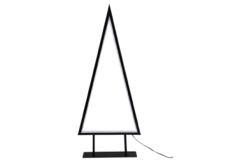 LED lempučių trikampis medis