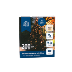 LED lempučių eglutės girlianda