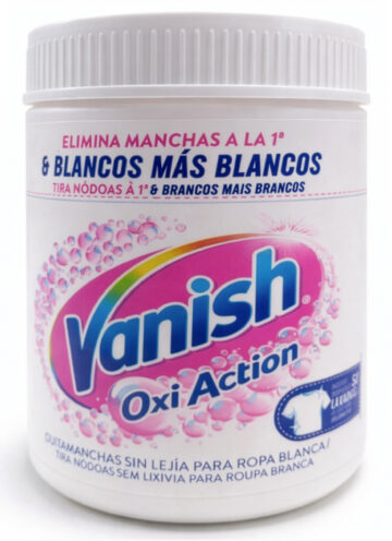 „Vanish Oxi Action“ dėmių valiklio gelis „Vanish Oxi Action“ dėmių valiklio gelis