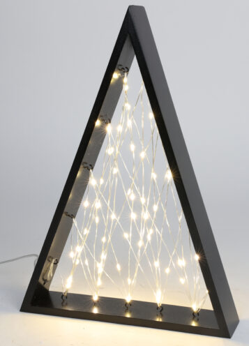 Eglutė arba žvaigždė su LED lemputėmis