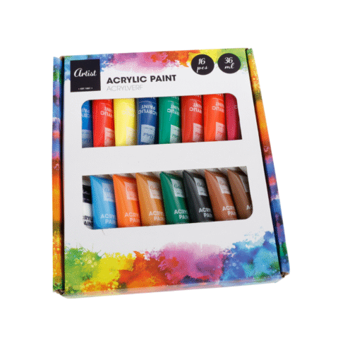 Akrilinių dažų rinkinys