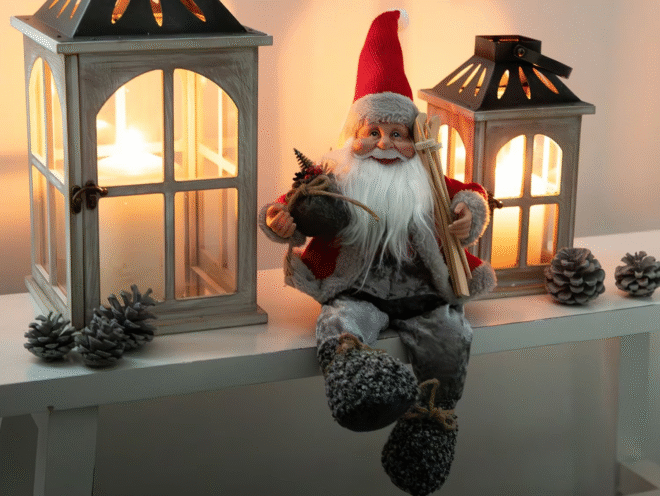 Lentynos dekoracija „Kalėdų Senelis“