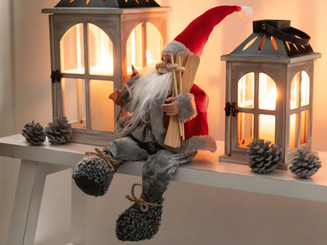 Lentynos dekoracija „Kalėdų Senelis“