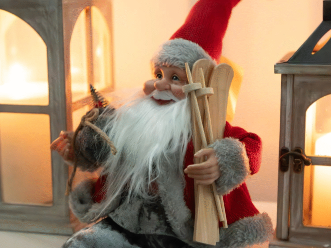 Lentynos dekoracija „Kalėdų Senelis“