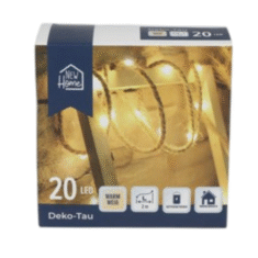 Dekoratyvinė virvė su LED lemputėmis