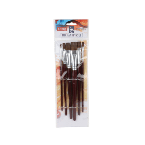 Mišrių šerių teptukų rinkinys