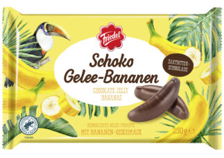 „Friedel“ želė bananai aplieti šokoladu