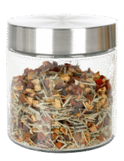 Stiklinis produktų laikymo indas