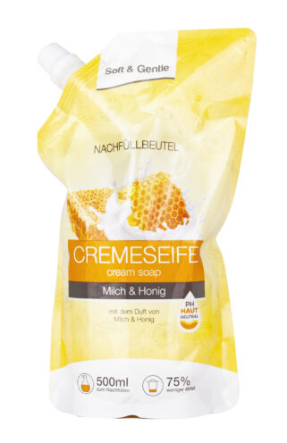 „Soft & Gentle“ skystojo muilo papildymo maišelis