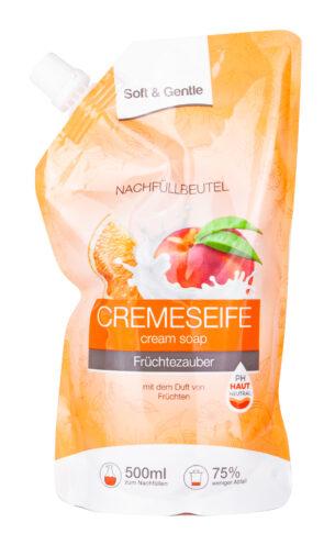 „Soft & Gentle“ skystojo muilo papildymo maišelis