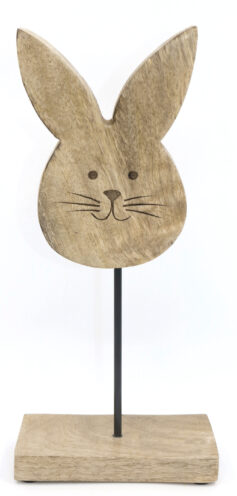 Medinė Velykų zuikio galva