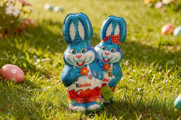 Velykinis „Kinder“ šokoladinis kiškis