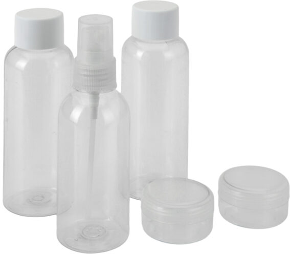 Kelioninis kosmetikos indelių rinkinys