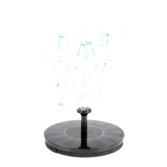 Plūduriuojantis saulės energijos fontanas