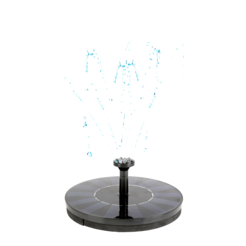 Plūduriuojantis saulės energijos fontanas