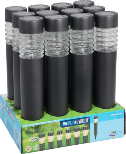 Šviestuvas su saulės elementais