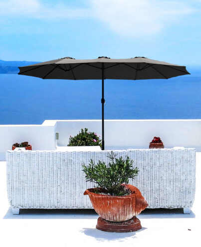 XXL dydžio dvigubas saulės skėtis