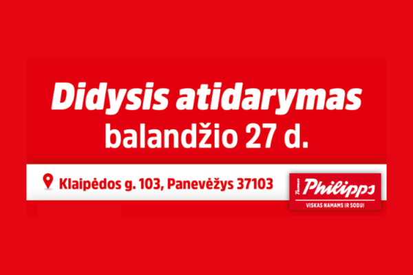 Didysis atidarymas Panevėžyje!