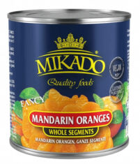 Konservuotos mandarinų skiltelės