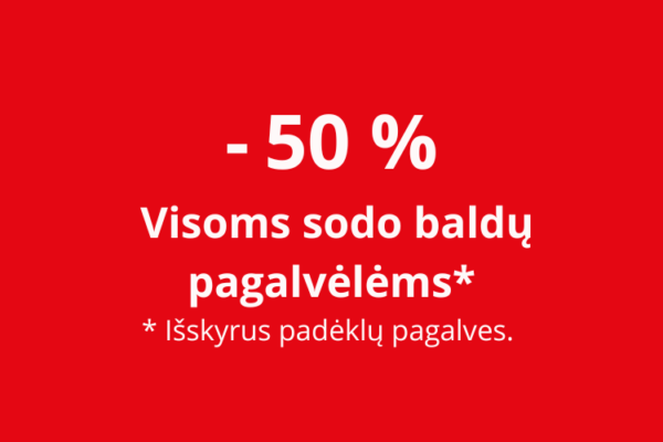Pagalvėlių ieškokite mūsų fizinėse parduotuvėse.
