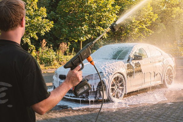 „EASYmaxx“ akumuliatorinis aukšto slėgio valytuvas
