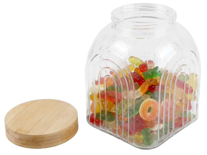 Stiklainis biriems produktams